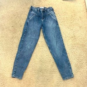 Abercrombie kids high-rise mini mom jeans